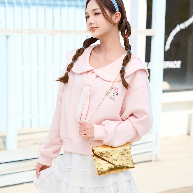 Pochette Soirée Or Argent Chaîne Luxe - Clutch Mariage Banquet Élégante Femme - badassmood