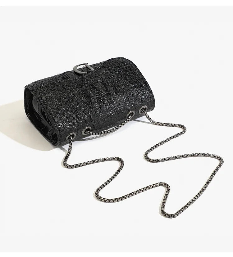 Sac à main femme en sequins avec chaînes dorées, sac bandoulière luxe pour femme, style casual élégant.