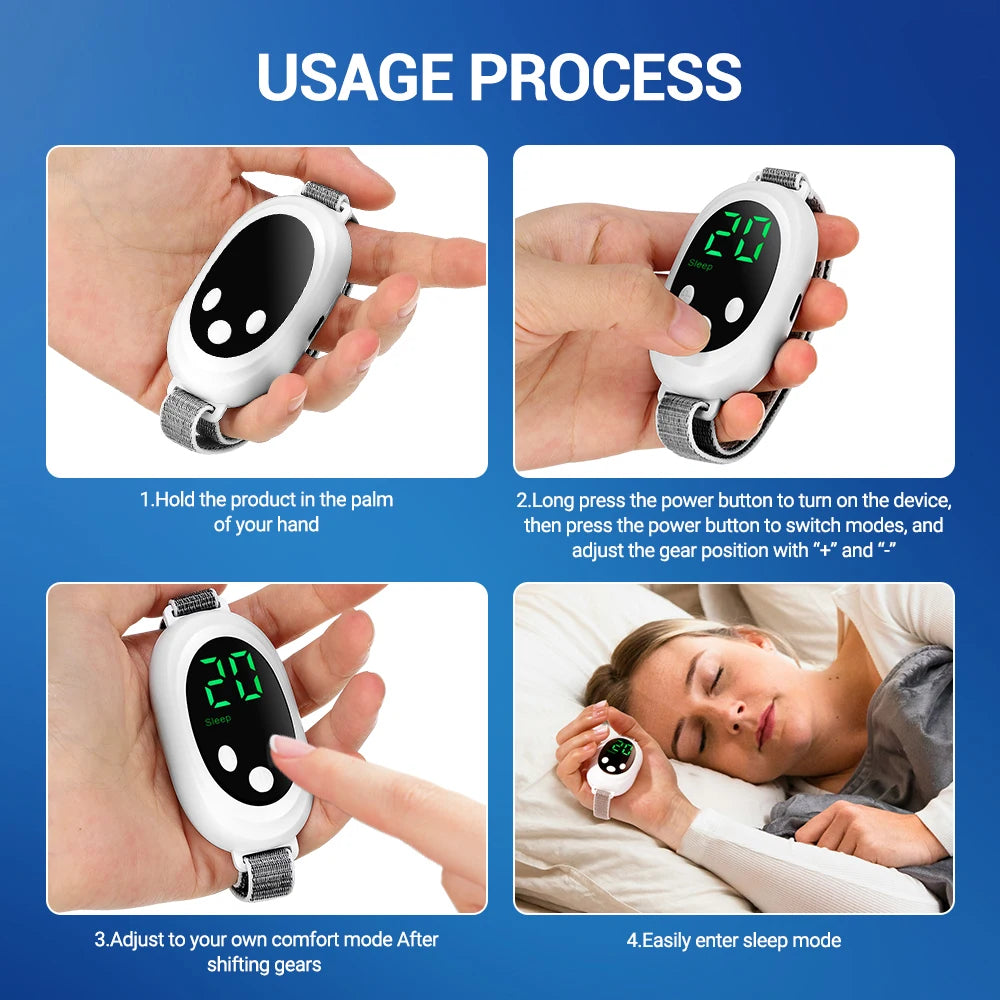 Appareil intelligent anti-insomnie de badassmood.com pour un sommeil réparateur naturel, affiché dans l'image.