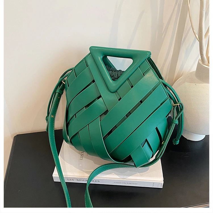 Sac Panier Ajouré Crossbody 2025 - Design Niche Grande Capacité Épaule Femme - badassmood