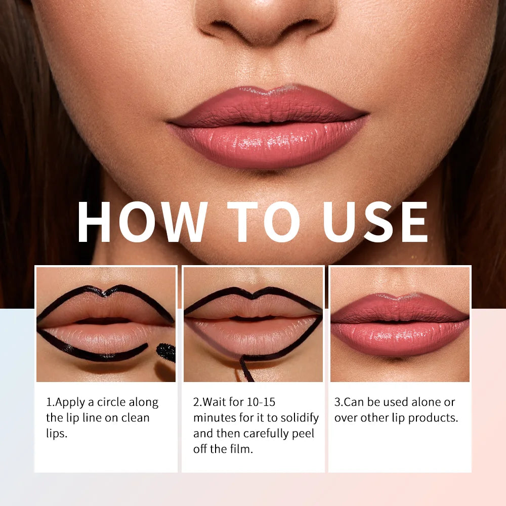 Crayon Contour Lèvres Waterproof Peel-Off - Tint Mat Effet Tatouage - badassmood