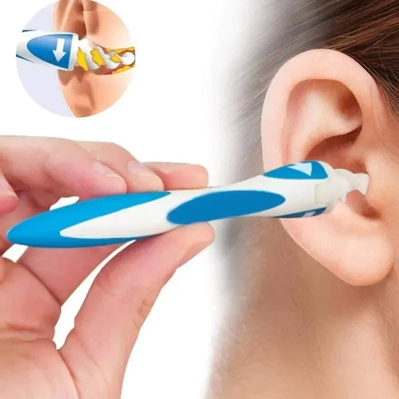 Ear Wax Remover Tool Ear Cleaner With Soft Silicone 16 Replacement Tips Simply To Grab Extract Earwax - badassmood