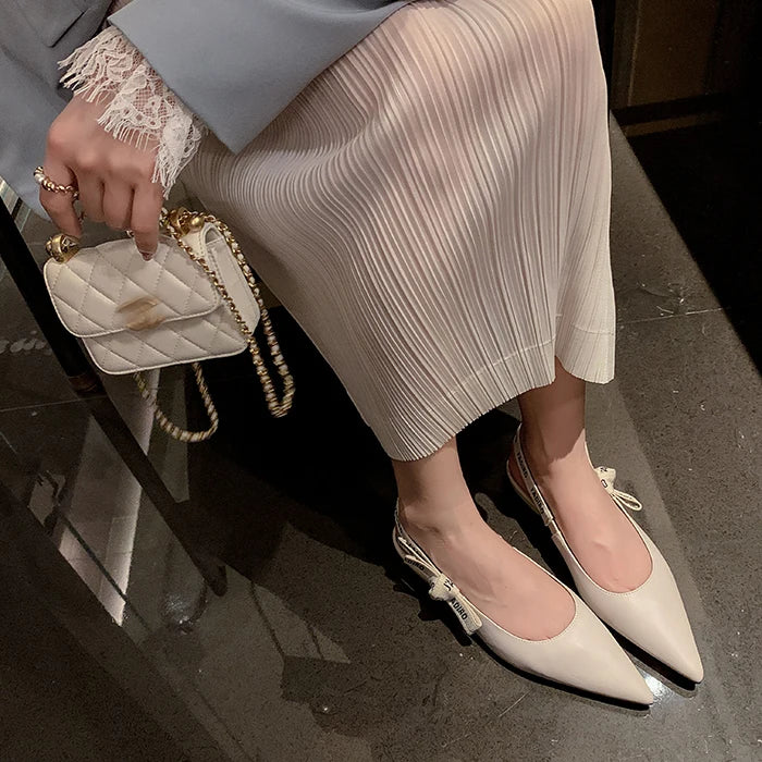 Sandales plates pour femme avec talon bloc de 3-5 cm, bride élastique, chaussures élégantes en taille 33-46, badassmood.com