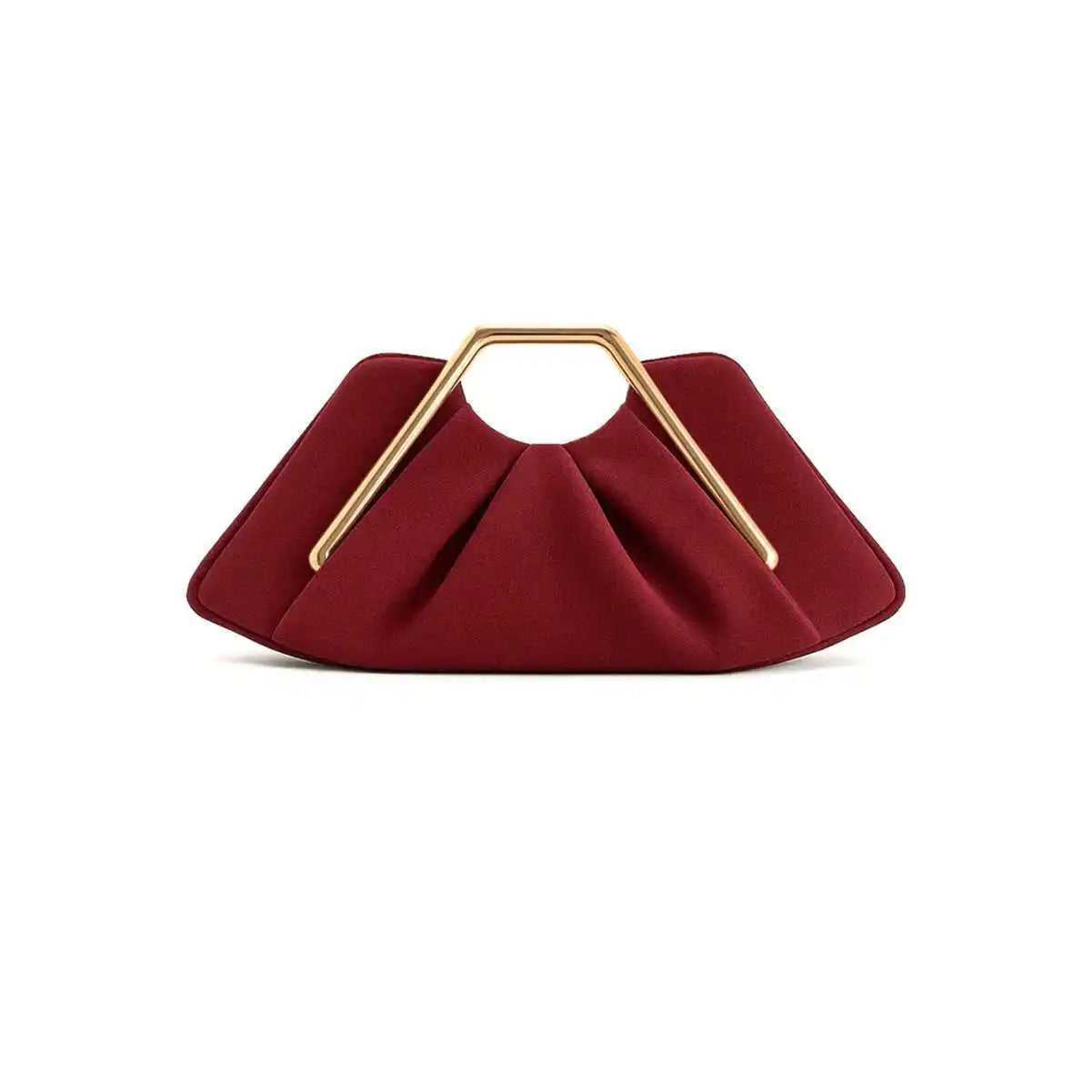 Sac Cloud Plissé Cuir Soft Niche - Pochette Soirée Pleatée Haut de Gamme Femme - badassmood