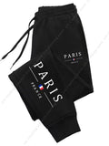 Pantalon de jogging femme Paris 2025 automne hiver, en fleece confortable, style décontracté, marque badassmood.com