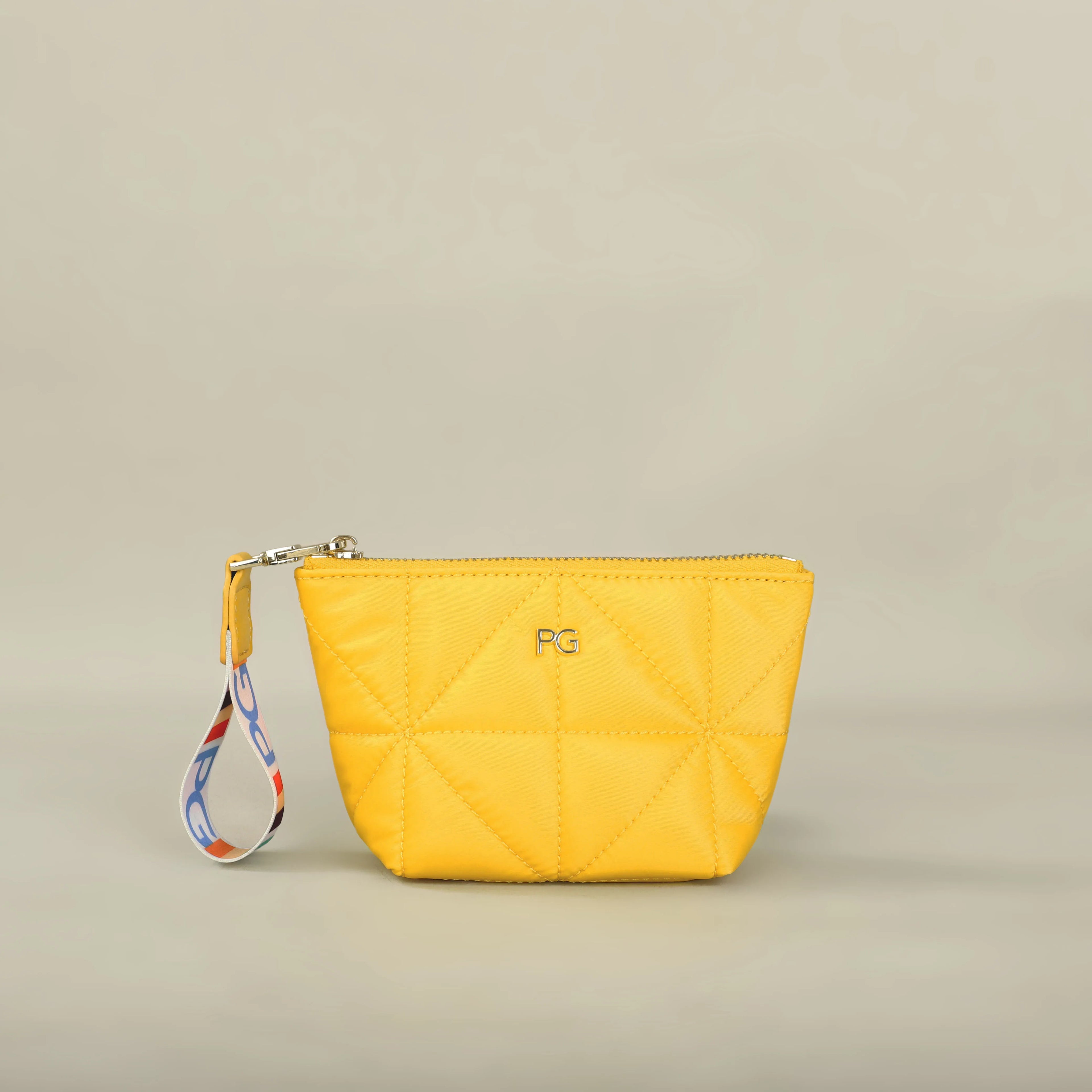 PG 2026 Nylon Change Bag Closed Small Waterproof Cosmetic Bag with Printed Zipper - badassmood