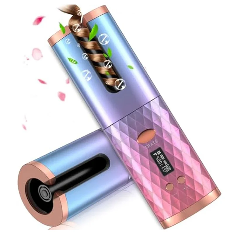 Boucleur Automatique Sans Fil Rechargeable - Fer à Boucler Portable