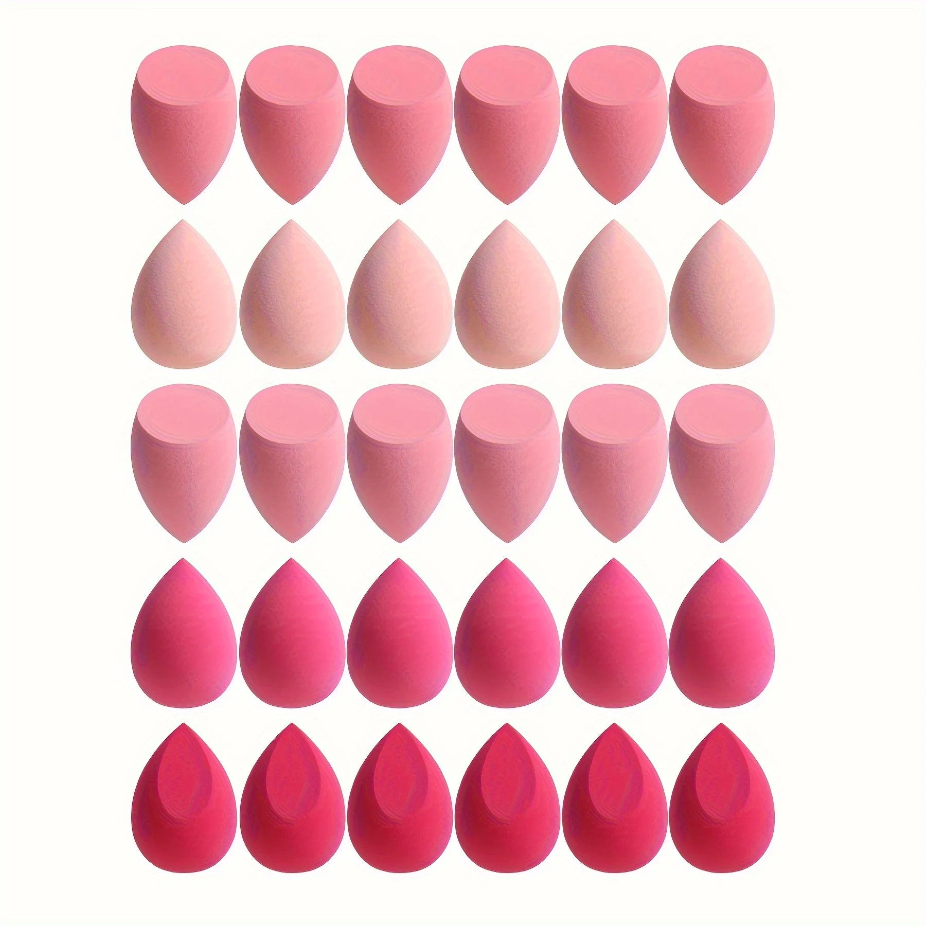 7piece/18piece makeup sponge set, suitable for liquid BB cream powder application, makeup egg dry wet dual-use powder puff - badassmood