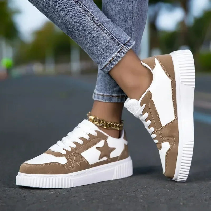 Sneakers Femme Confort Plateforme - Chaussures Marche Respirantes - badassmood