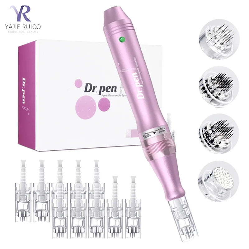 Dr. Pen Ultima M7 - Stylo Microneedling Sans Fil Professionnel + 10 Cartouches - badassmood