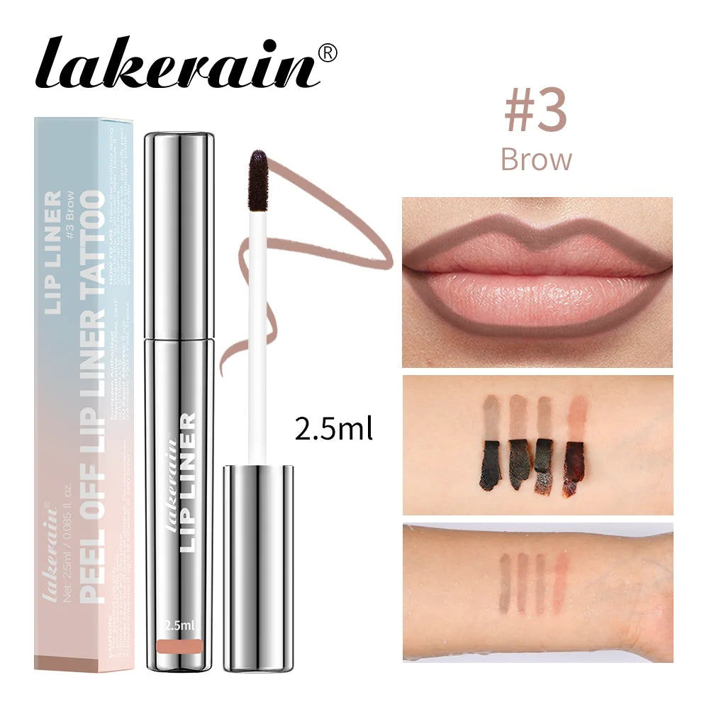 Crayon Contour Lèvres Waterproof Peel-Off - Tint Mat Effet Tatouage - badassmood
