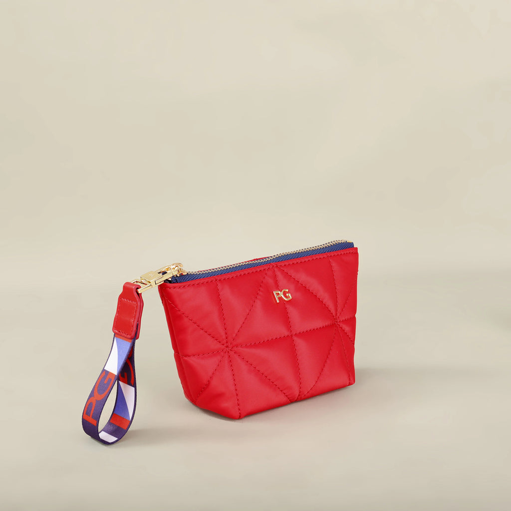 PG 2026 Nylon Change Bag Closed Small Waterproof Cosmetic Bag with Printed Zipper - badassmood