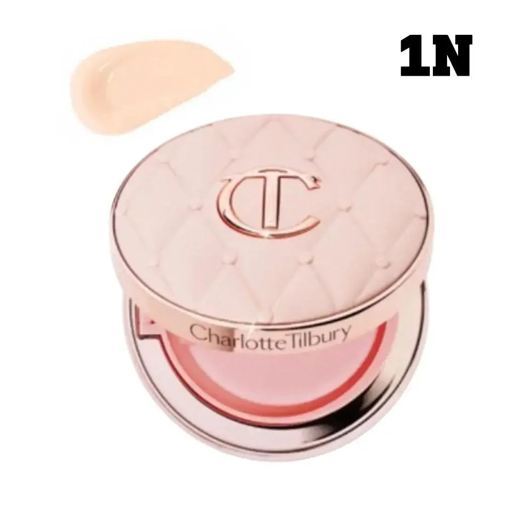 Charlotte Tilbury Shimmer Makeup Air Cushion Lightweight Moisture Oil Control Two Color Heart Shape Powder Blusher Unique Design - badassmood