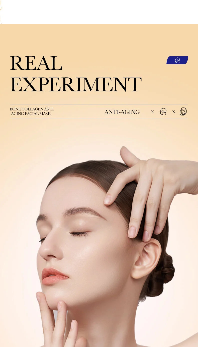 Masque Visage Collagène Anti-Rides x10 - Hydratant Raffermissant Coréen - badassmood