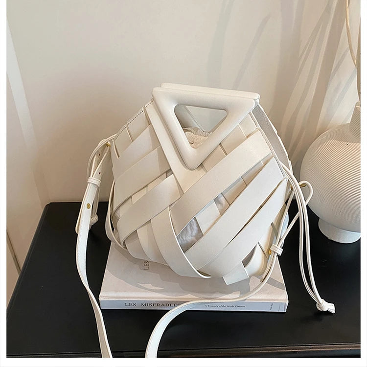 Sac Panier Ajouré Crossbody 2025 - Design Niche Grande Capacité Épaule Femme - badassmood