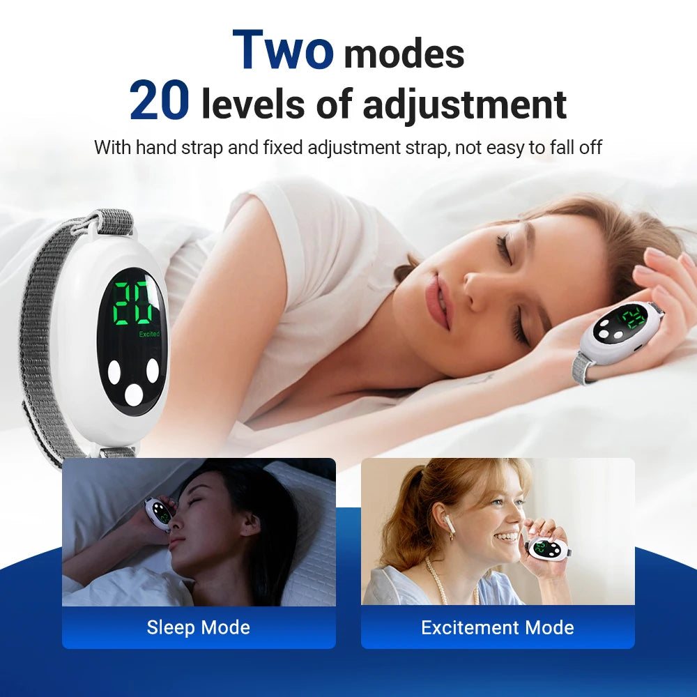 Appareil intelligent anti-insomnie de la marque badassmood.com, conçu pour améliorer le sommeil réparateur naturel.