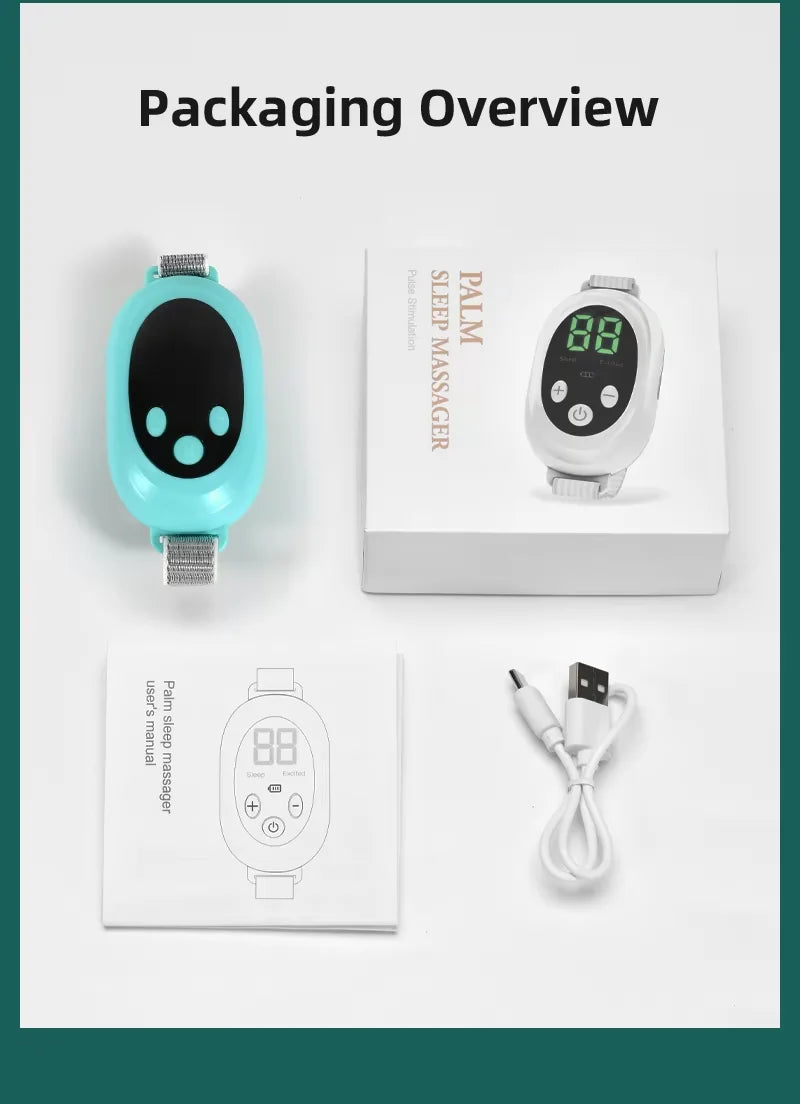 Appareil intelligent anti-insomnie de badassmood.com, dispositif de bien-être pour un sommeil réparateur naturel.