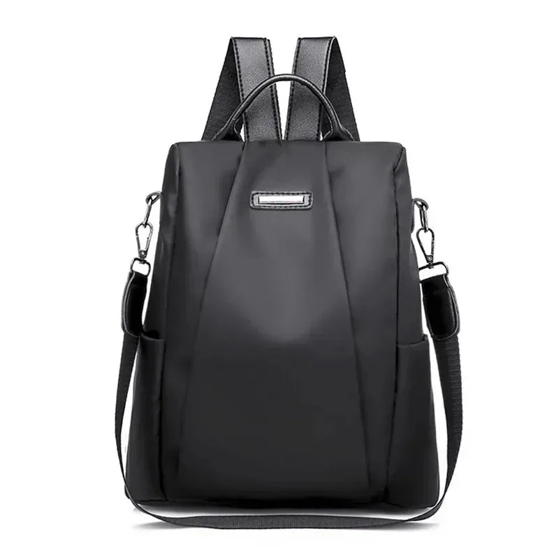 Sac à dos femme multifonction avec bandoulière amovible, style casual tendance, sac à main pratique et moderne.