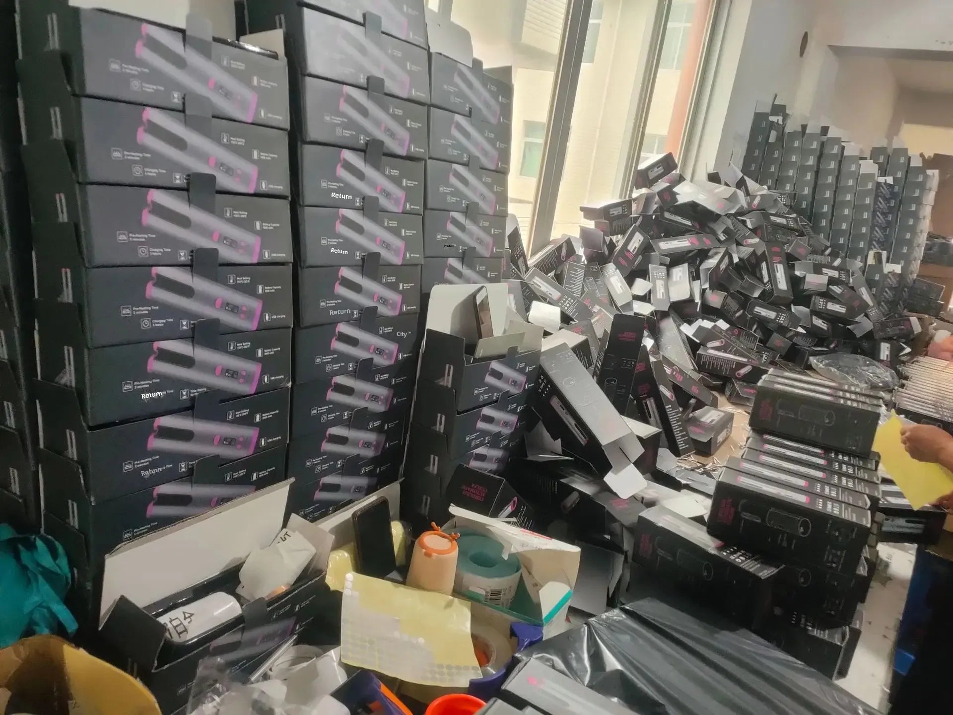 Fer à Boucler Sans Fil Automatique Mini - Boucleur Portable Sec/Humide