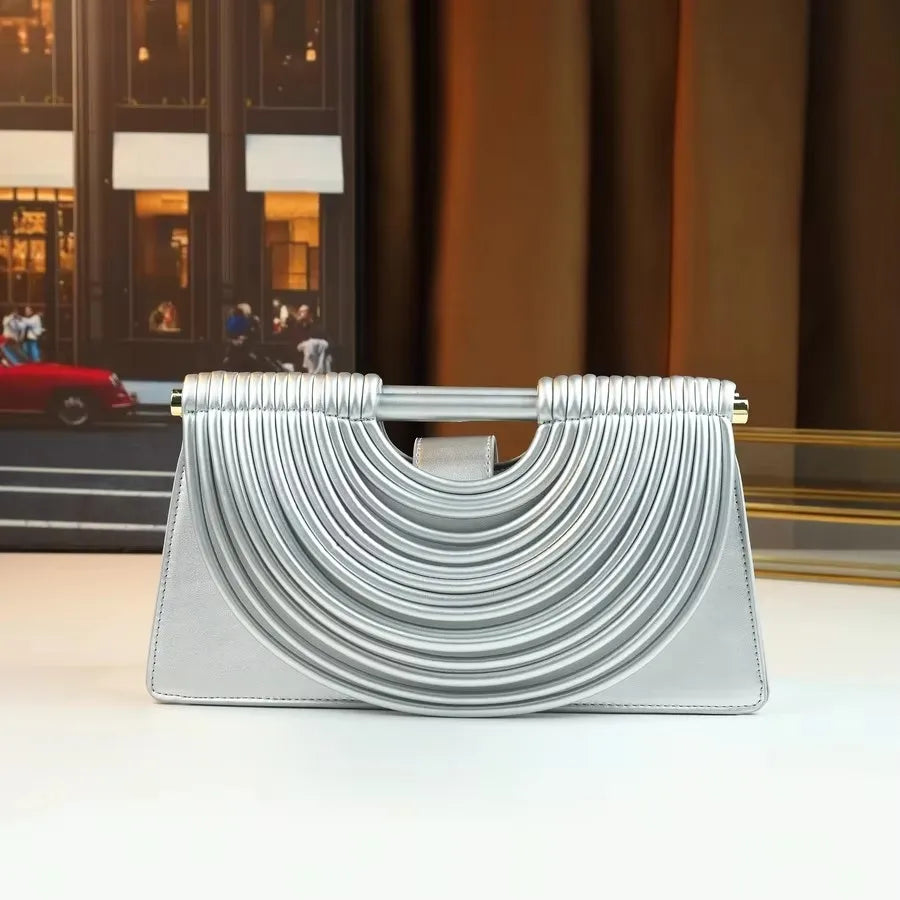Sac à Main Tressé Artisanal 2025 - Pochette Design Haut de Gamme Bandoulière Femme - badassmood