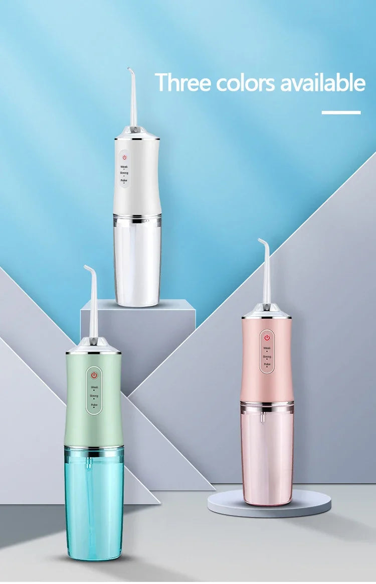 Oral Irrigator Dental Water Jet Flosser Appliance Pick Floss Dentistry Mouth Washing Machine Teeth Whitening Cleaning Tools - badassmood