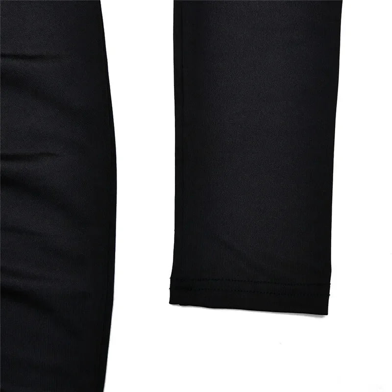 Robe maxi bandage noir avec col roulé, manches longues, fendue à la cuisse, style bodycon et drapé, de badassmood.com
