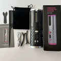 Boucleur automatique sans fil pour cheveux de marque badassmood.com, avec design compact et rechargeable USB pour des boucles parfaites