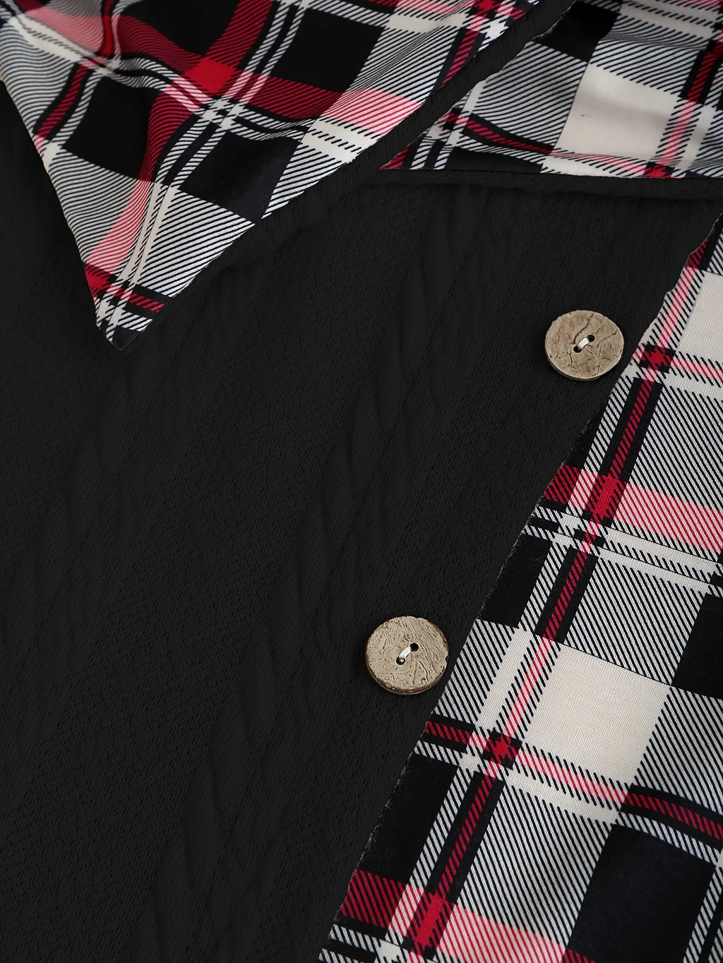 Robe Tricot Femme Capuche Carreaux - Taille Haute Manches Longues Ligne A Automne - badassmood