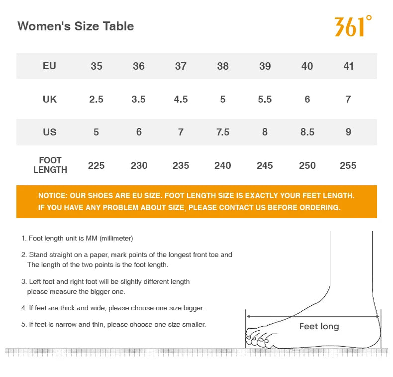 Baskets Running Femme 361 Degrees - Légères Respirantes Amorti - badassmood