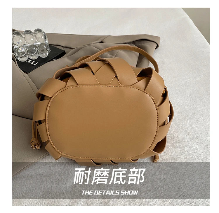 Sac Panier Ajouré Crossbody 2025 - Design Niche Grande Capacité Épaule Femme - badassmood