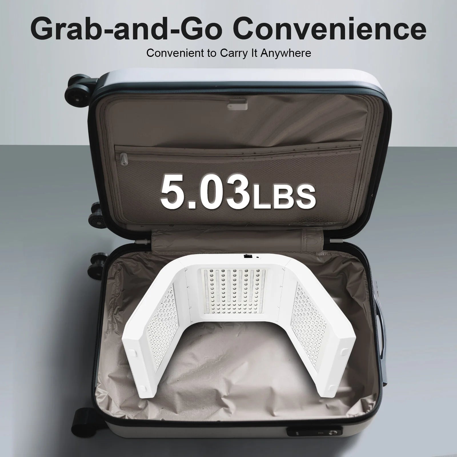 Masque LED Luminothérapie 7 Couleurs - 287 LEDs Soin Visage Rajeunissement Spa - badassmood