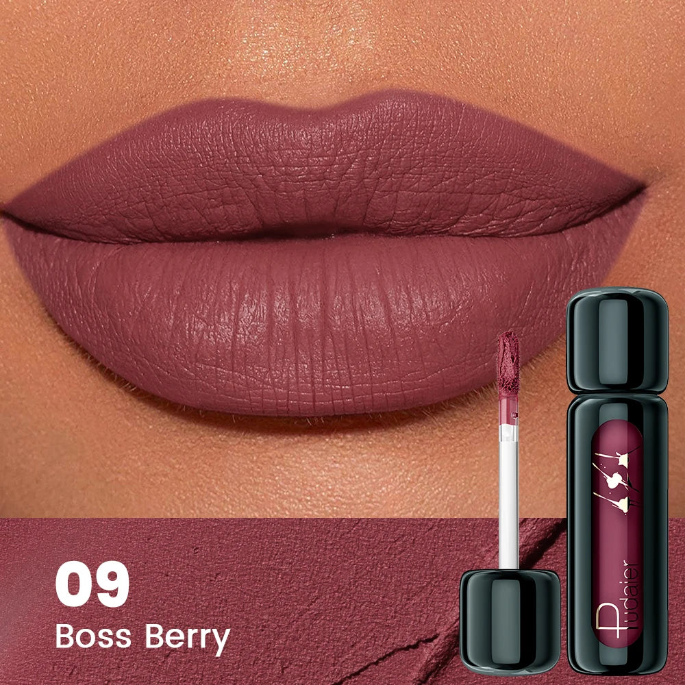 Gloss Lèvres Mat Velours - Haute Pigmentation Longue Tenue 3,5g - badassmood