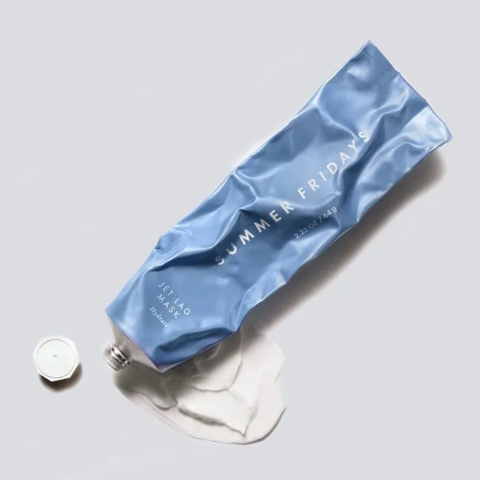 Summer Fridays The Holiday Trio Set Lip Butter Balm in Hot Cocoa Toasted Marshmallow Jet Lag Mask Moisturizer Lip Gloss Skin - badassmood