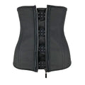 Corset Gaine Amincissante Latex Femme - Ceinture Minceur Zip Noir