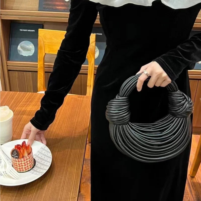 Sac à Main Tressé Luxe Femme - Sac Soirée Or Argent Designer 2026 - badassmood