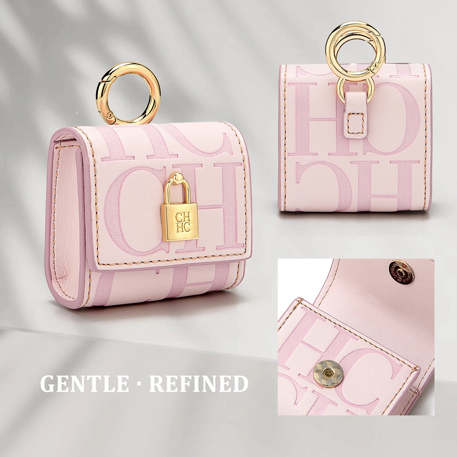 Mini Sac CH Brand Écouteurs Gaufré Luxe 2025 - Design Polyvalent Automne Hiver - badassmood