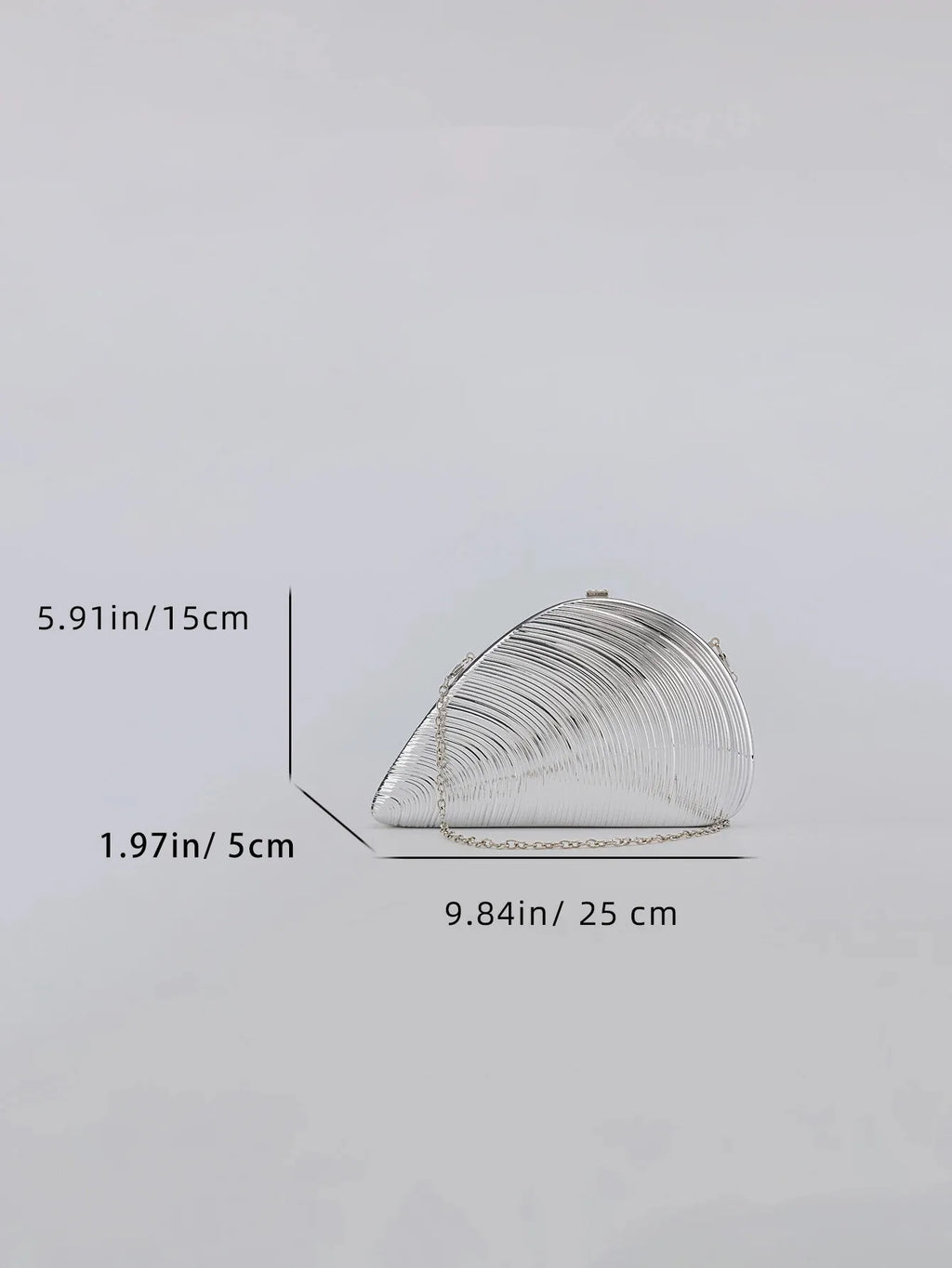 Pochette Coquillage Métal Acrylique Doré Argent - Sac Soirée Banquet Crossbody Femme - badassmood