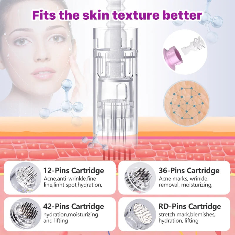 Dr. Pen Ultima M7 - Stylo Microneedling Sans Fil Professionnel + 10 Cartouches - badassmood