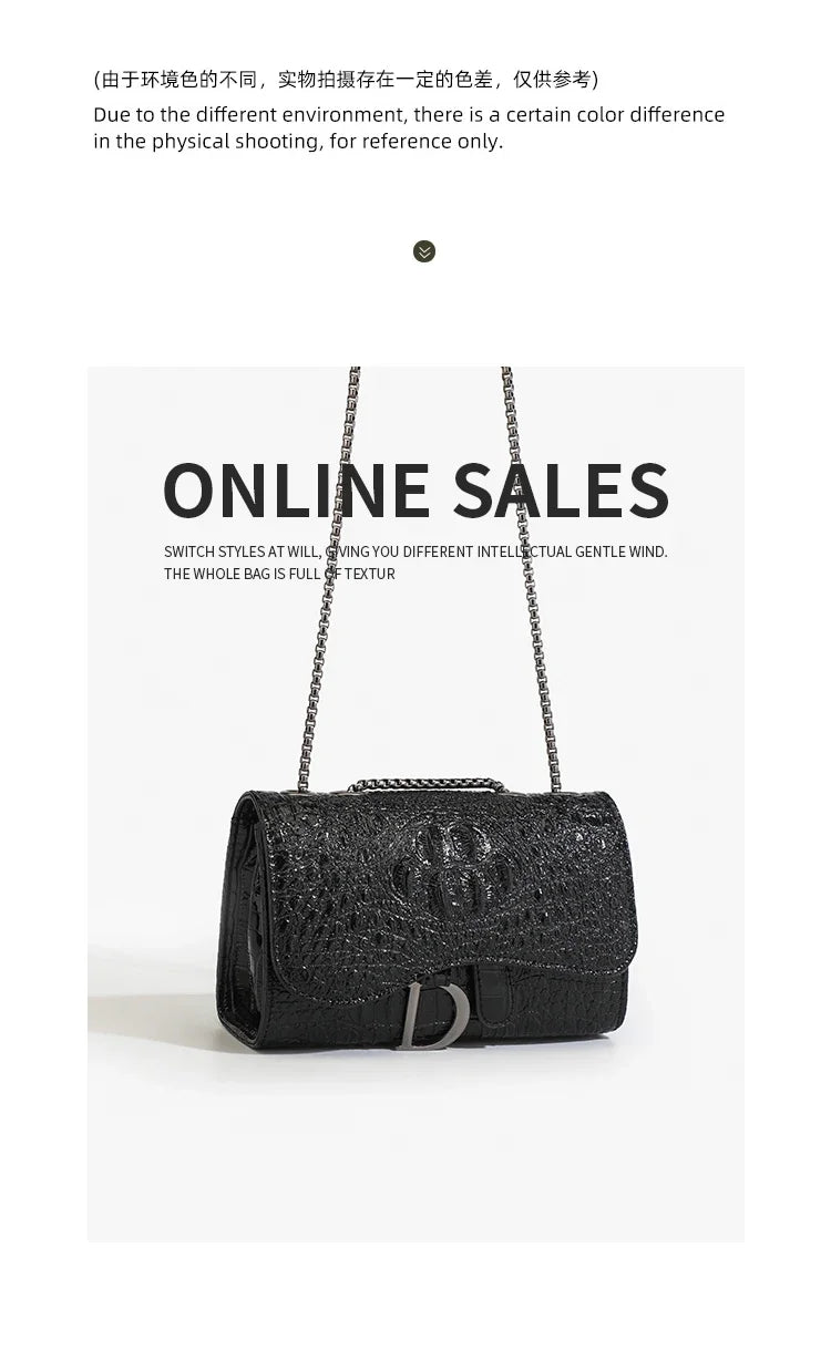 Sac à main femme en sequins avec chaînes dorées, sac bandoulière luxe casual pour femmes.