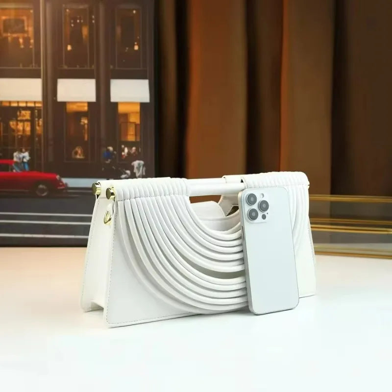 Sac à Main Tressé Artisanal 2025 - Pochette Design Haut de Gamme Bandoulière Femme - badassmood