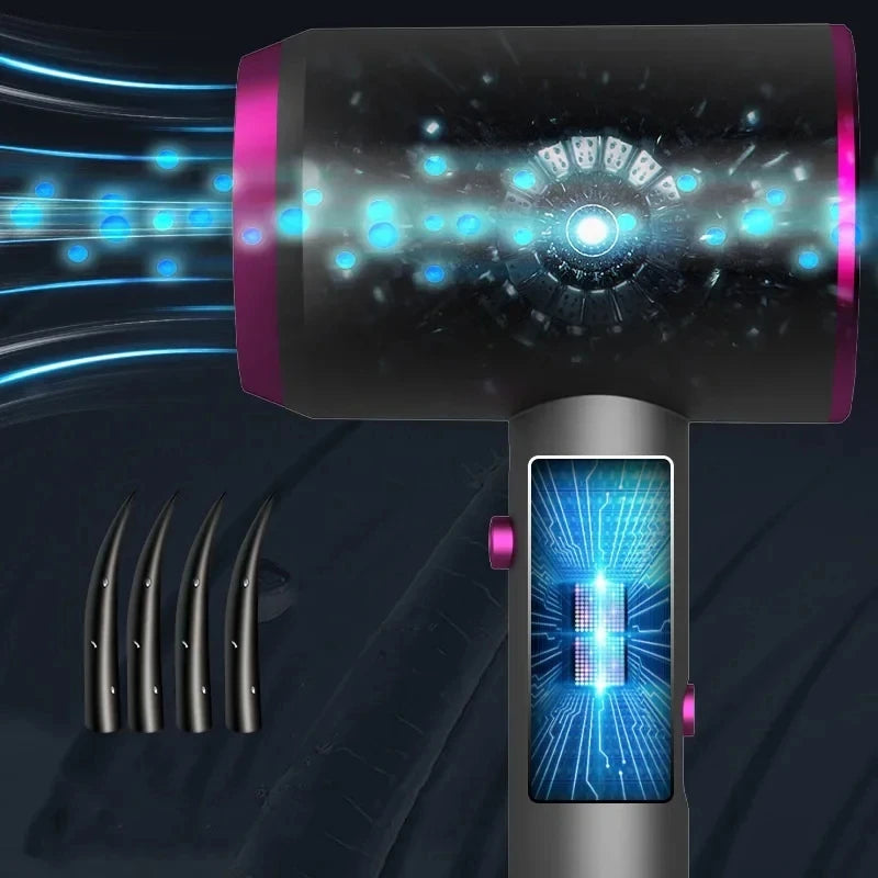 Sèche-Cheveux Professionnel Ionique - Protection Chaleur Portable Voyage - badassmood