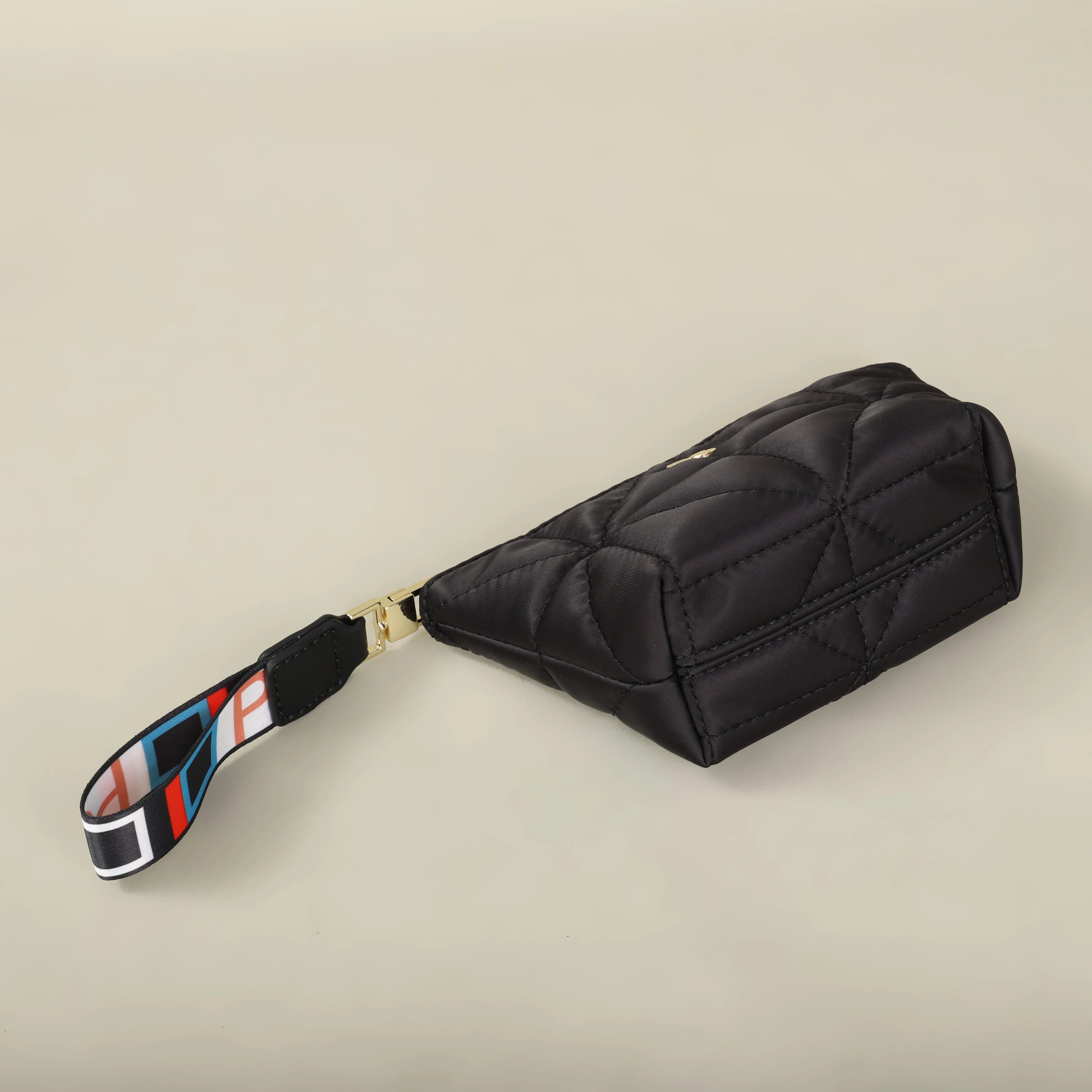 PG 2026 Nylon Change Bag Closed Small Waterproof Cosmetic Bag with Printed Zipper - badassmood