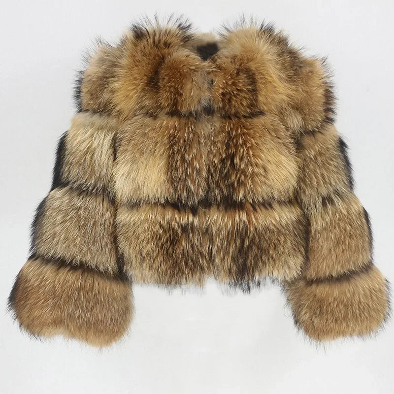 Manteau Fausse Fourrure Femme - Veste Courte Chaude Élégante Hiver - badassmood