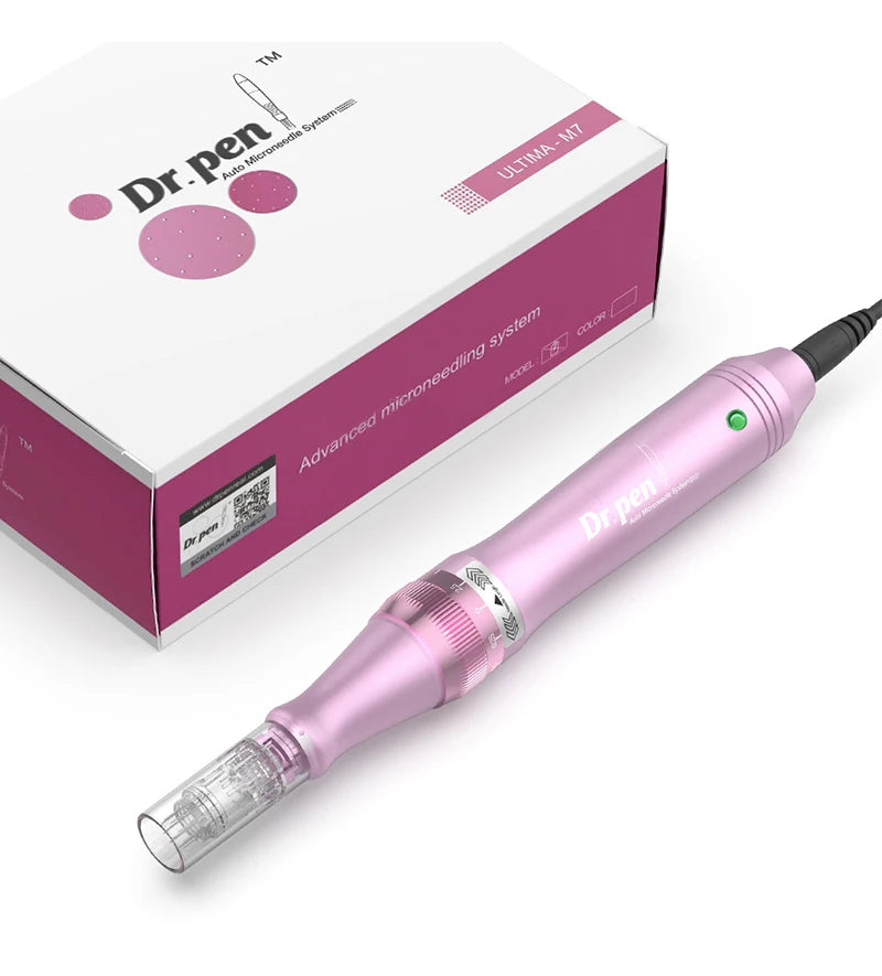 Dr. Pen Ultima M7 - Stylo Microneedling Sans Fil Professionnel + 10 Cartouches - badassmood