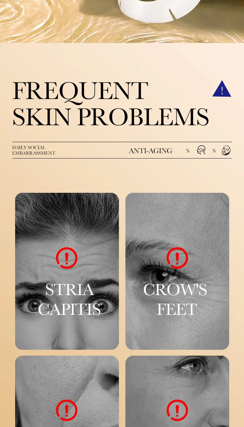 Masque Visage Collagène Anti-Rides x10 - Hydratant Raffermissant Coréen - badassmood