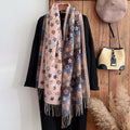 Écharpe Pashmina Femme Hiver - Foulard Cachemire Chaud Élégant - badassmood