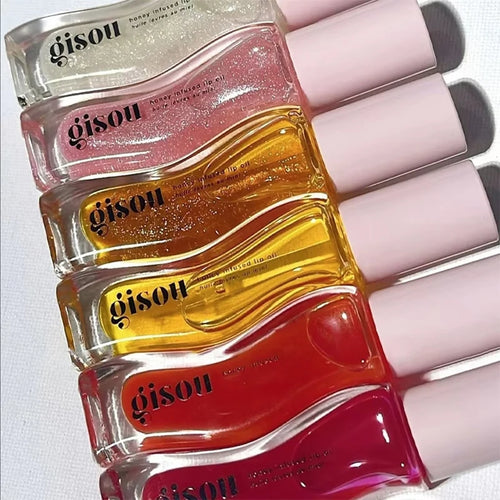 Gisou INS Popular Moisturizing Lip Balm Original Lip Oil Care of the Lip Benetitnt for Lips Plumping Exfoliating Cherry Gloss - badassmood