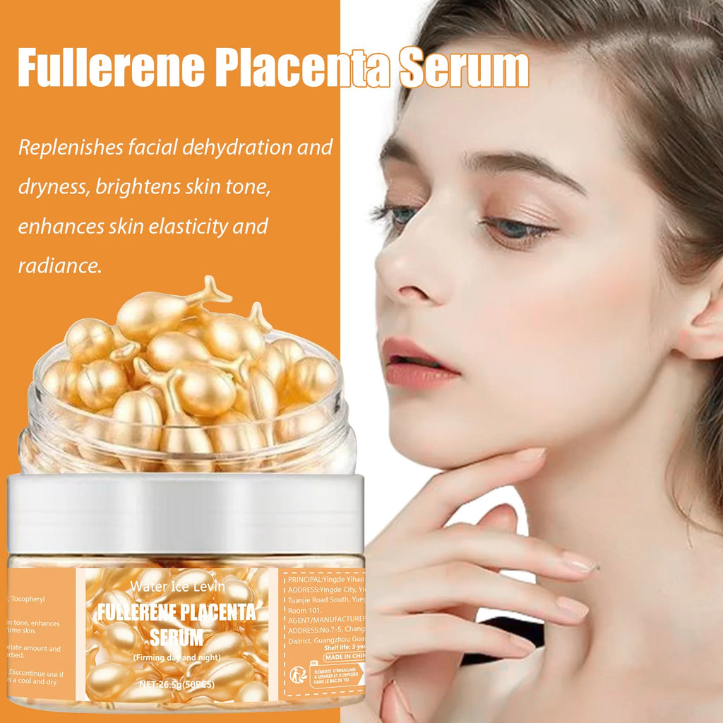 Capsules Sérum Visage Collagène x50 - Anti-Rides Acide Hyaluronique - badassmood