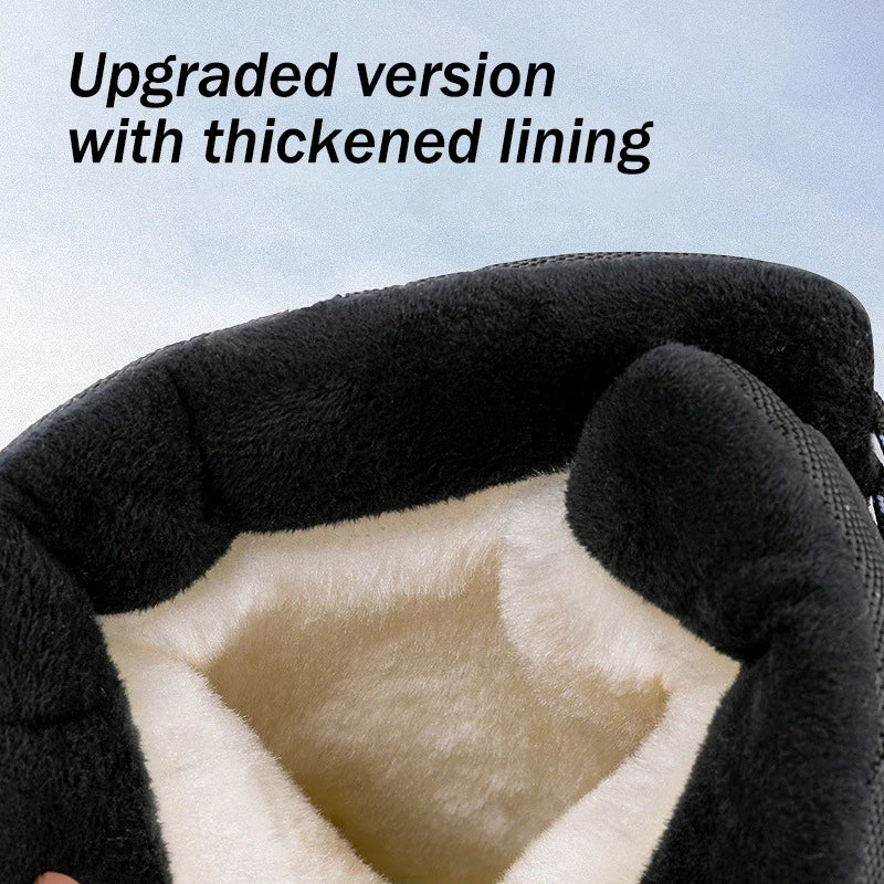 Bottes Neige Femme Imperméables Fourrées - Mi-Mollet Chaudes Légères Randonnée Hiver - badassmood