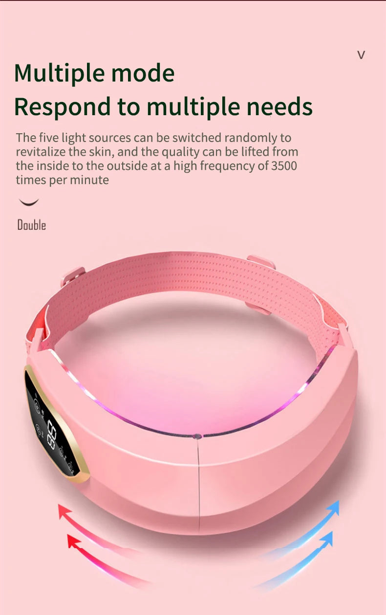 Masseur Lifting Visage Électrique V-Line - 12 Niveaux Vibration Raffermissant - badassmood